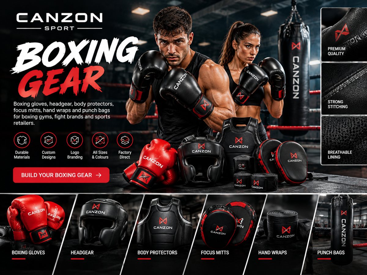 Boxing Gear manufactured by Canzon Sport