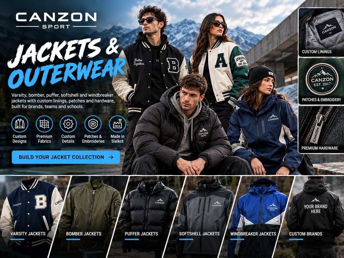 Jackets & Outerwear manufactured by Canzon Sport