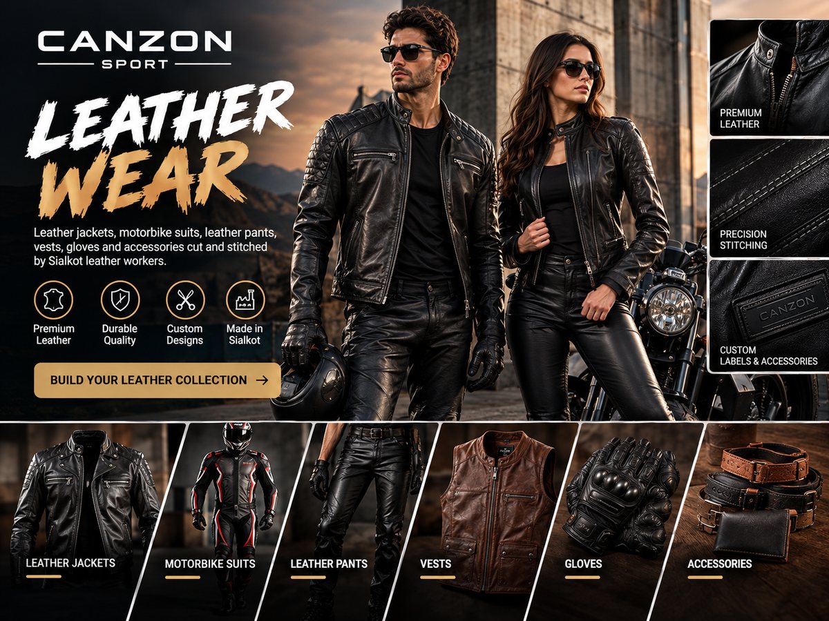 Leather Wear manufactured by Canzon Sport