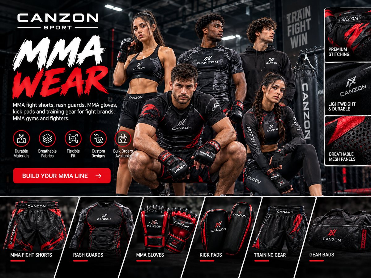 MMA Wear manufactured by Canzon Sport