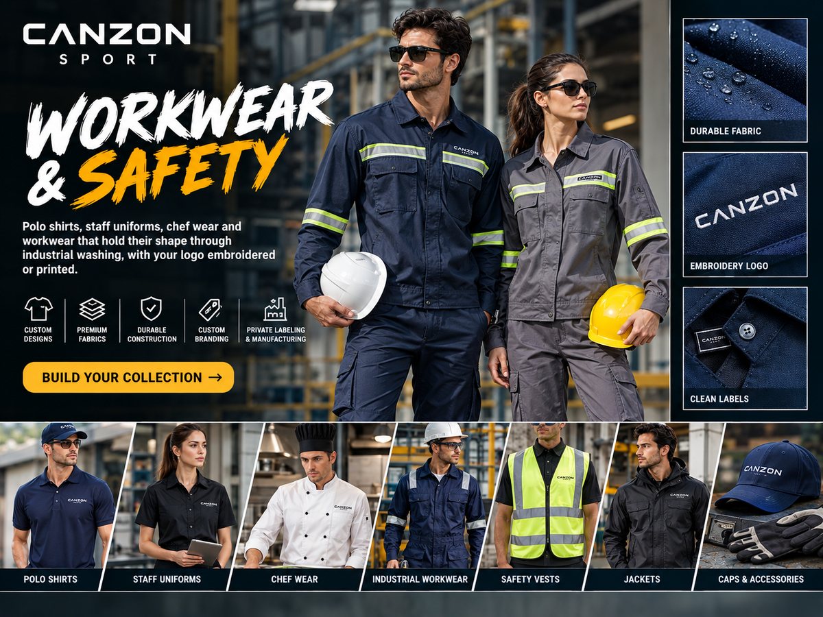 Workwear & Safety manufactured by Canzon Sport